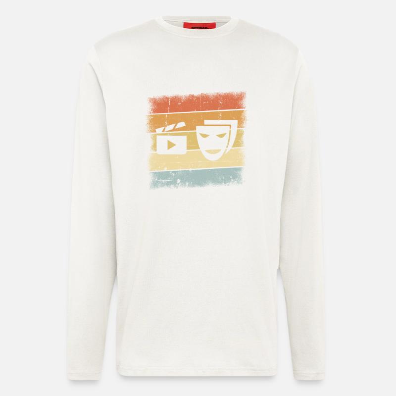 Schauspieler Geschenk - Langarmshirt - made by SPREAD  - OFF WHITE