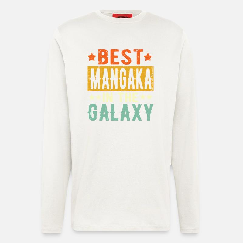 Best Mangaka ever Mangaka Geschenk - Langarmshirt - made by SPREAD - OFF WHITE
