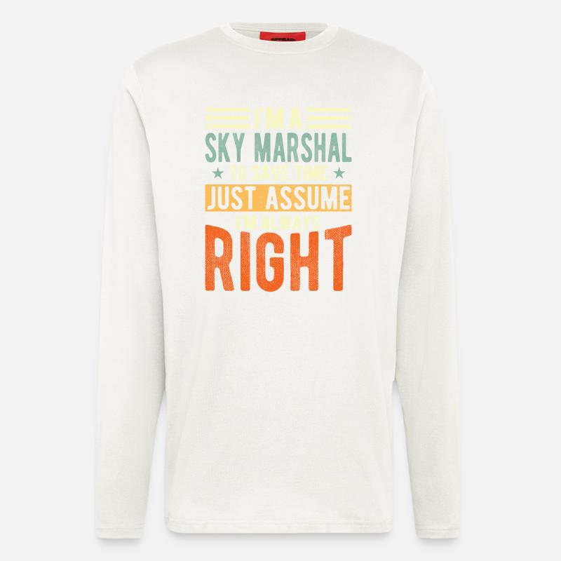Sky Marshal - Longsleeve - made by SPREAD  - OFF WHITE
