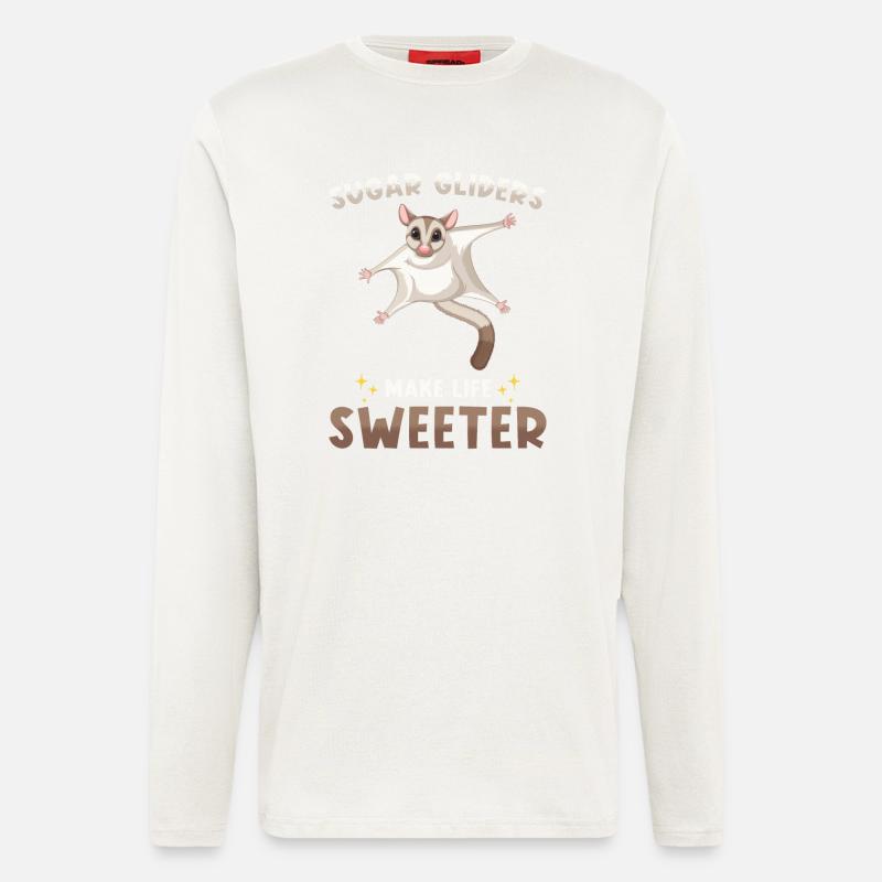 Sugar Glider Spruch - Langarmshirt - made by SPREAD - OFF WHITE
