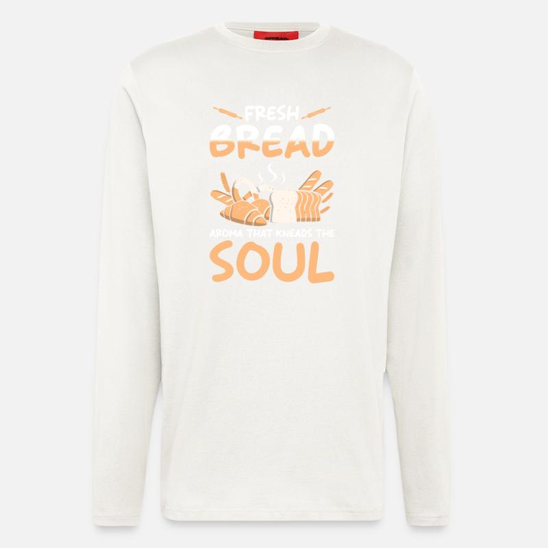 Bread Baker Baking - Longsleeve - made by SPREAD  - OFF WHITE