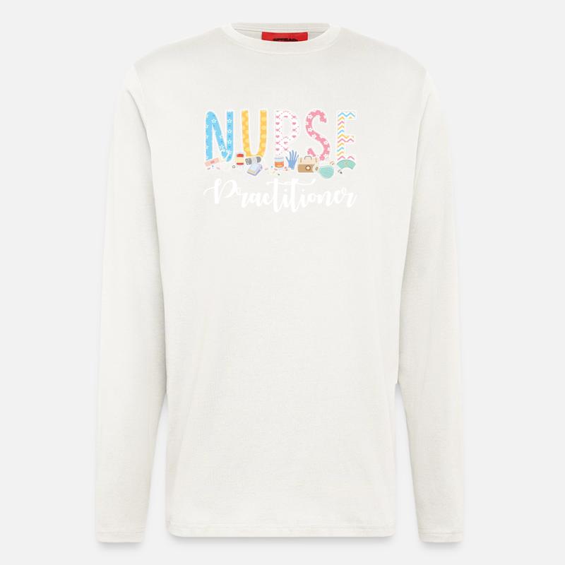 Nurse Practitioner - Langarmshirt - made by SPREAD  - OFF WHITE