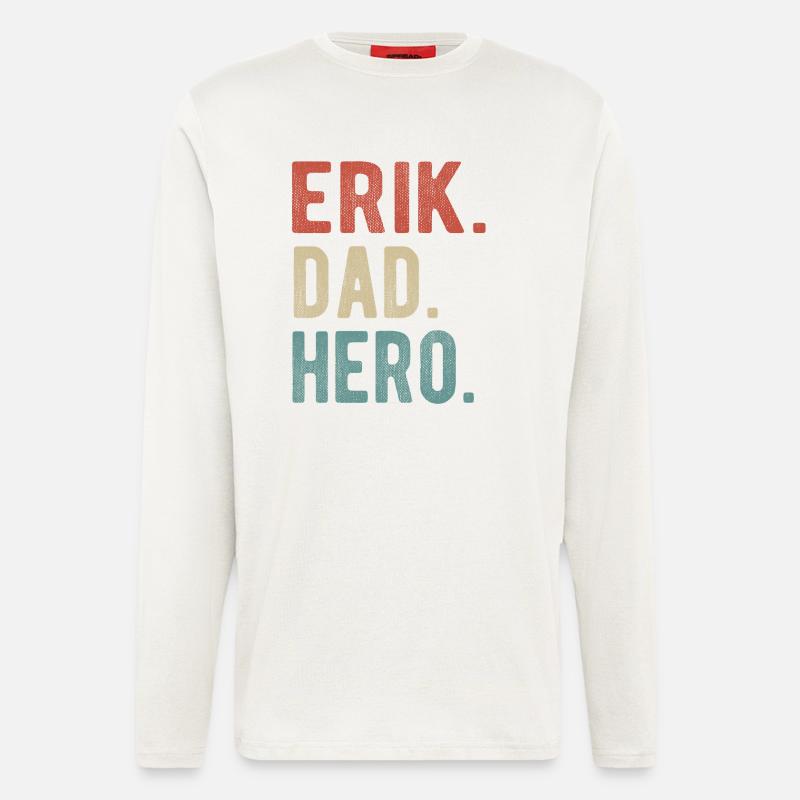 Erik Papa Held - Langarmshirt - made by SPREAD  - OFF WHITE