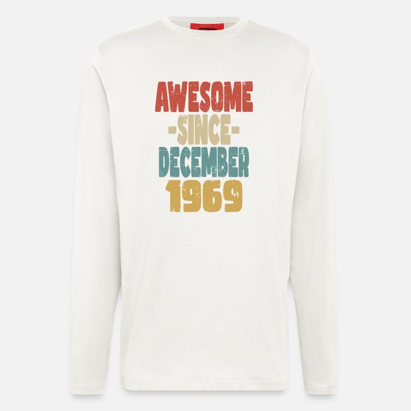 Fantastischer Dezember 1969 - Langarmshirt - made by SPREAD  - OFF WHITE