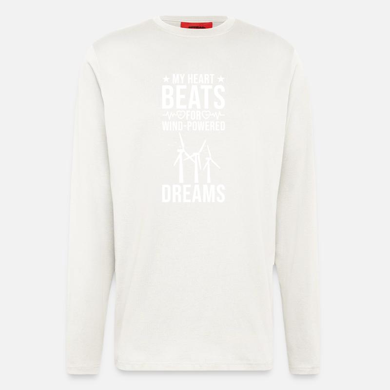 Wind Turbine Technician Windmill - Longsleeve - made by SPREAD - OFF WHITE