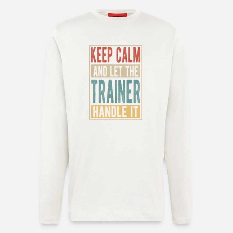 Trainer Retro Gift - Longsleeve - made by SPREAD  - OFF WHITE