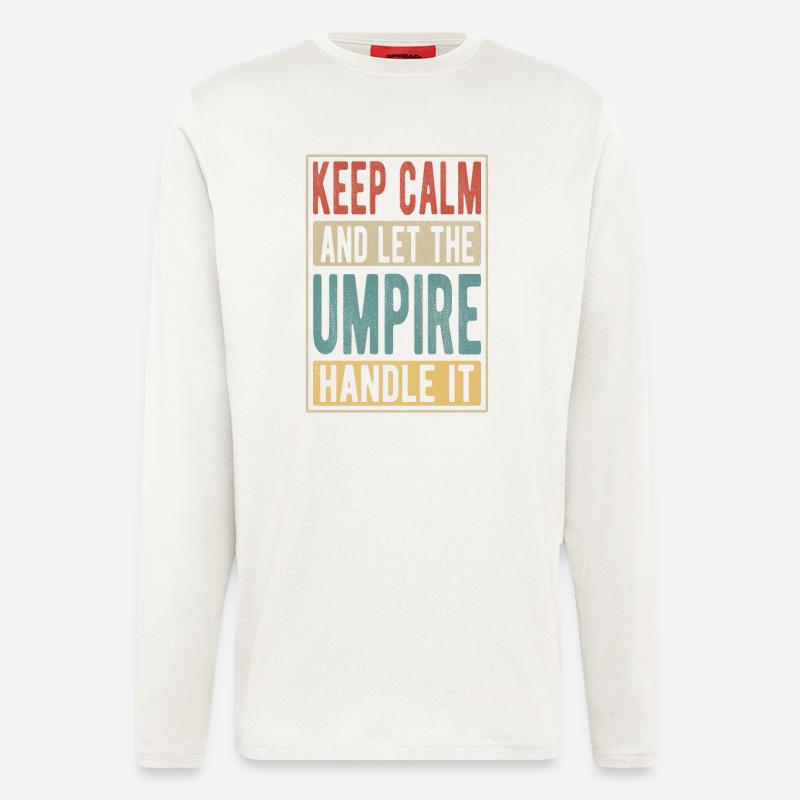 Schiedsrichter Retro Geschenk - Langarmshirt - made by SPREAD  - OFF WHITE