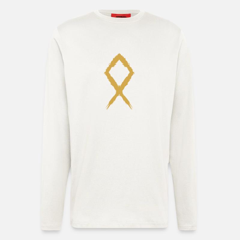 Othila rune symbol - Longsleeve - made by SPREAD  - OFF WHITE