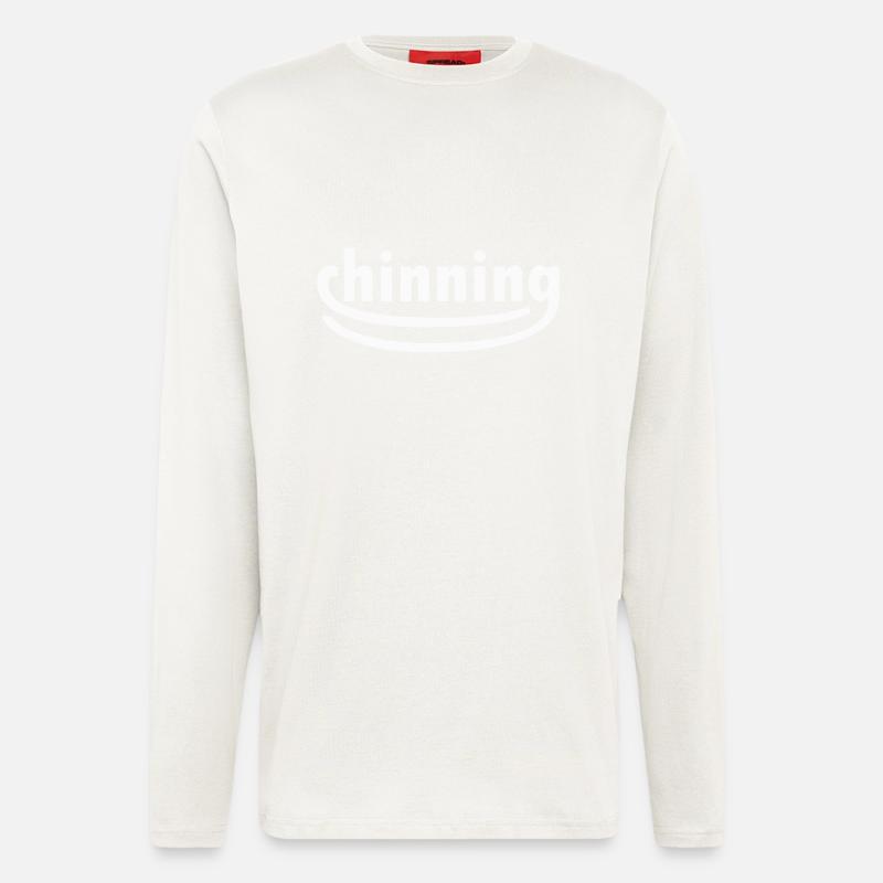 chinning - white - Langarmshirt - made by SPREAD  - OFF WHITE