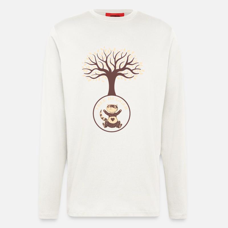 Tree Ferrets - Longsleeve - made by SPREAD - OFF WHITE