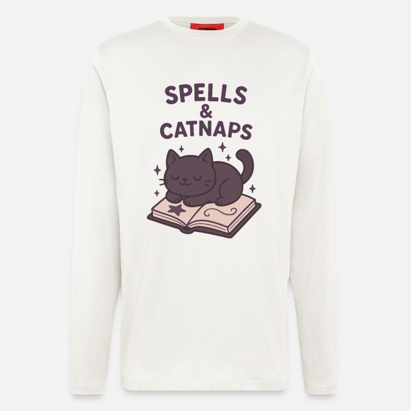 Zaubersprüche und Nickerchen - Langarmshirt - made by SPREAD - OFF WHITE