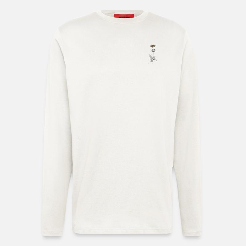 Blume Arnika - Langarmshirt - made by SPREAD  - OFF WHITE