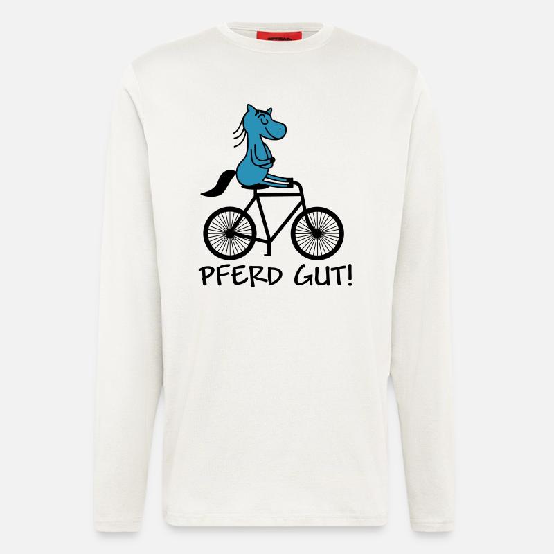 pferd gut - Langarmshirt - made by SPREAD  - OFF WHITE