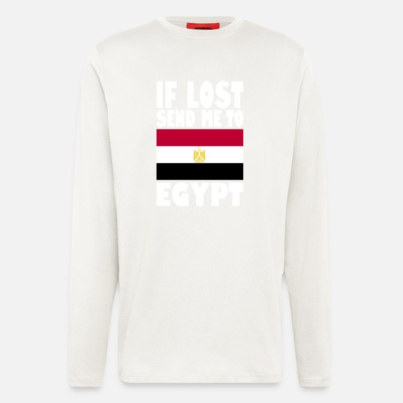 Egypt Flag Saying - Longsleeve - made by SPREAD - OFF WHITE