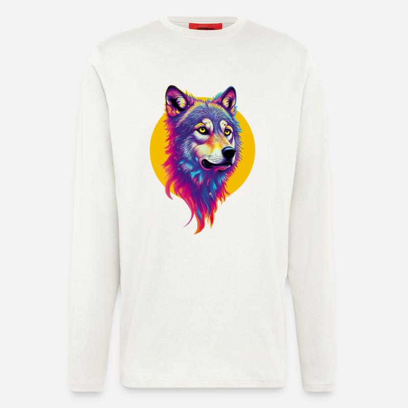 Wolf's Head - Longsleeve - made by SPREAD  - OFF WHITE