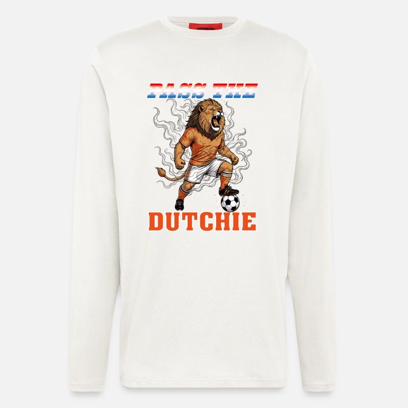 OPtheD - Manches longues bio décontracté fabriqué en UE - OFF WHITE
