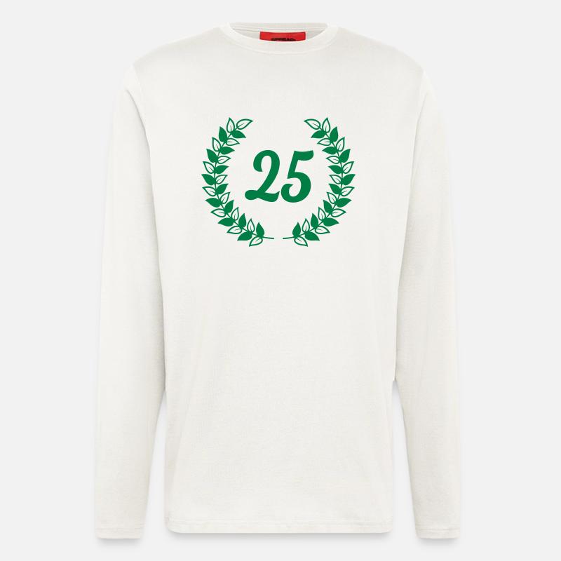 twentyfith 25th 25 birthday - Longsleeve - made by SPREAD  - OFF WHITE
