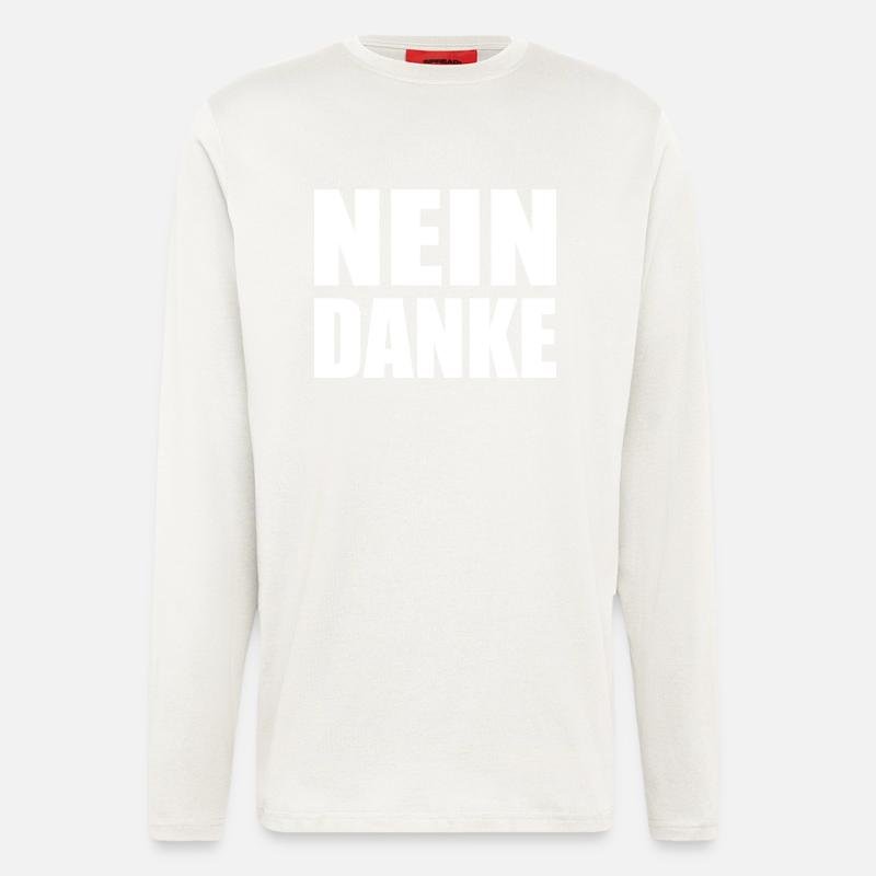 Nein danke - Langarmshirt - made by SPREAD  - OFF WHITE