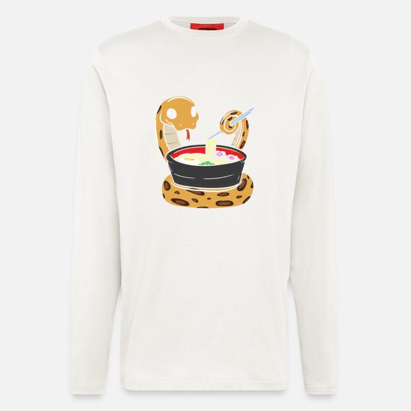 King python eating ramen - Longsleeve - made by SPREAD  - undefined
