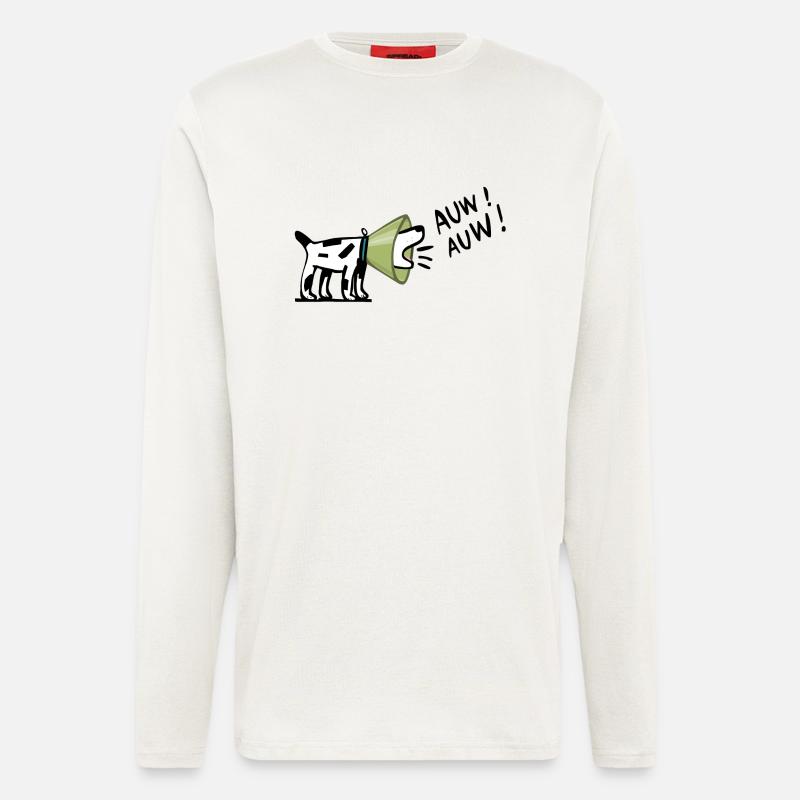 Hund - Langarmshirt - made by SPREAD  - OFF WHITE