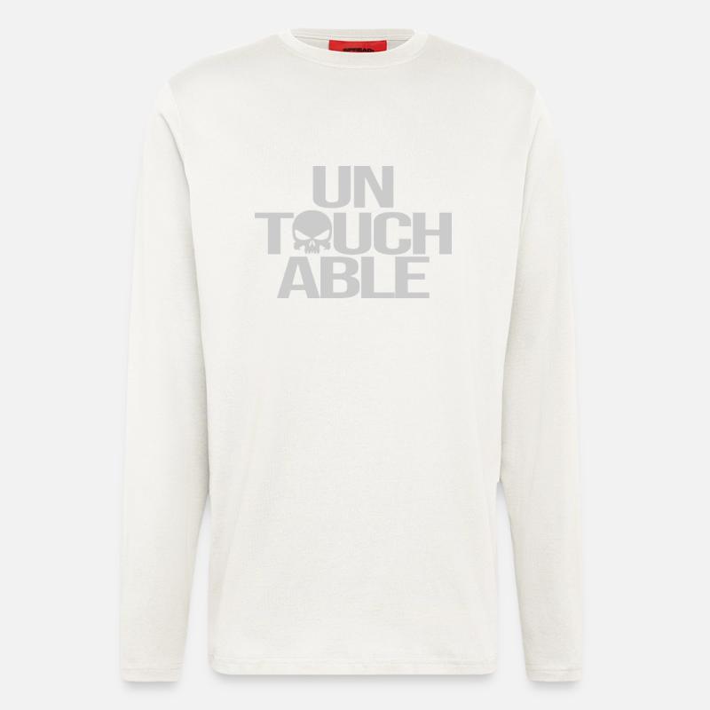 intouchable - Manches longues bio décontracté fabriqué en UE - OFF WHITE