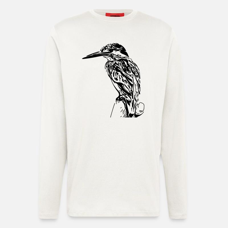 Eisvogel - Langarmshirt - made by SPREAD  - OFF WHITE