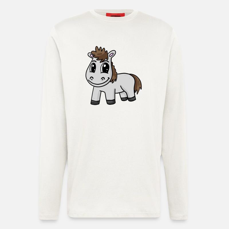 Pferd - Langarmshirt - made by SPREAD  - OFF WHITE