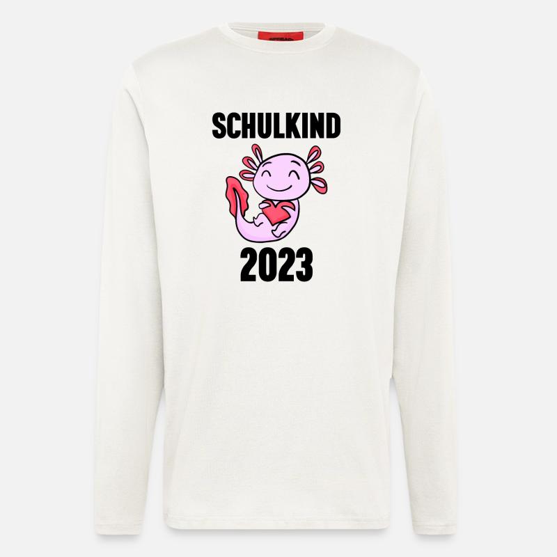 Schuldkind Einschulung 2023 - Langarmshirt - made by SPREAD  - OFF WHITE