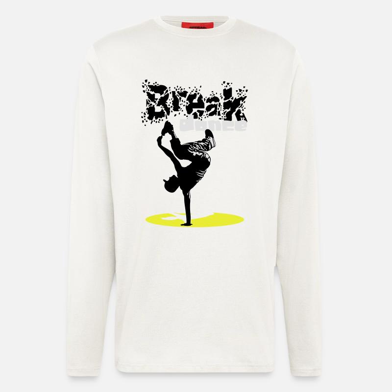 Breakdance flex - Langarmshirt - made by SPREAD  - OFF WHITE