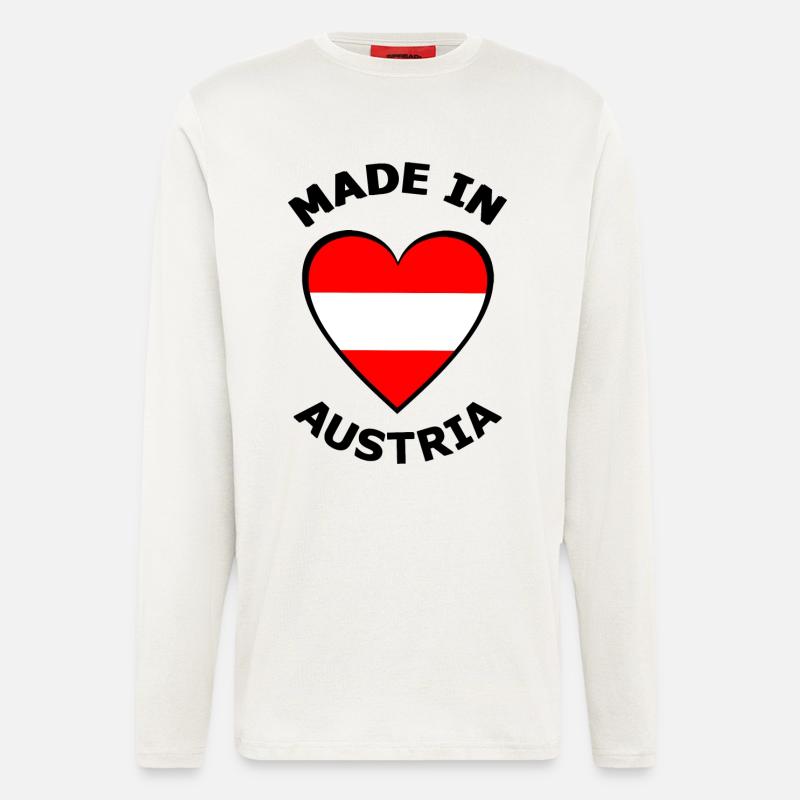 Made in Austria - Langarmshirt - made by SPREAD  - OFF WHITE