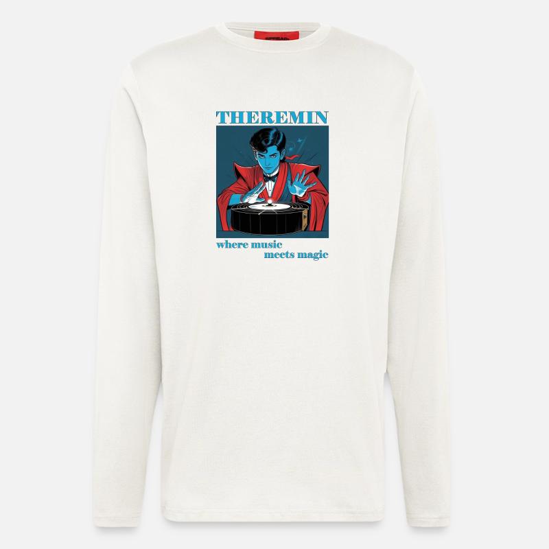Theremin - Music is Magic - Langarmshirt - made by SPREAD  - OFF WHITE