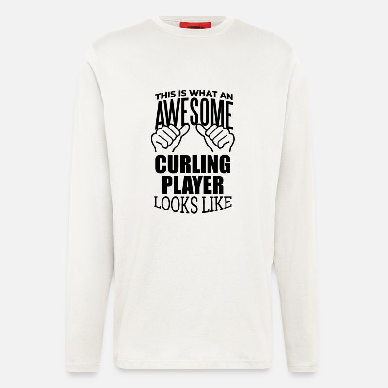Curling - Langarmshirt - made by SPREAD  - OFF WHITE
