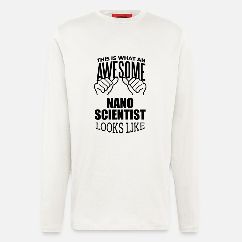 Nanoscience - Longsleeve - made by SPREAD  - OFF WHITE