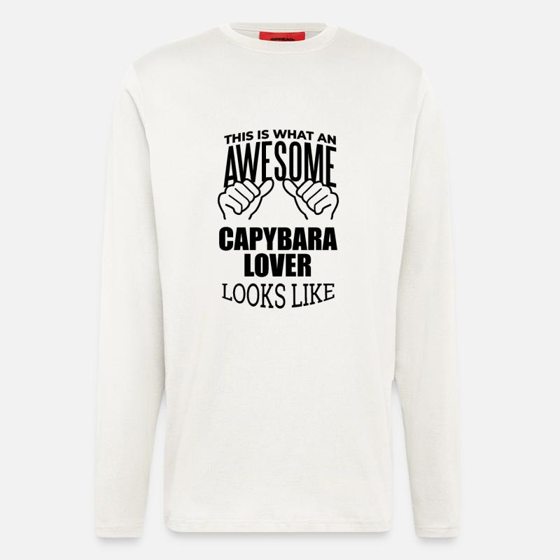Capybara - Langarmshirt - made by SPREAD  - OFF WHITE
