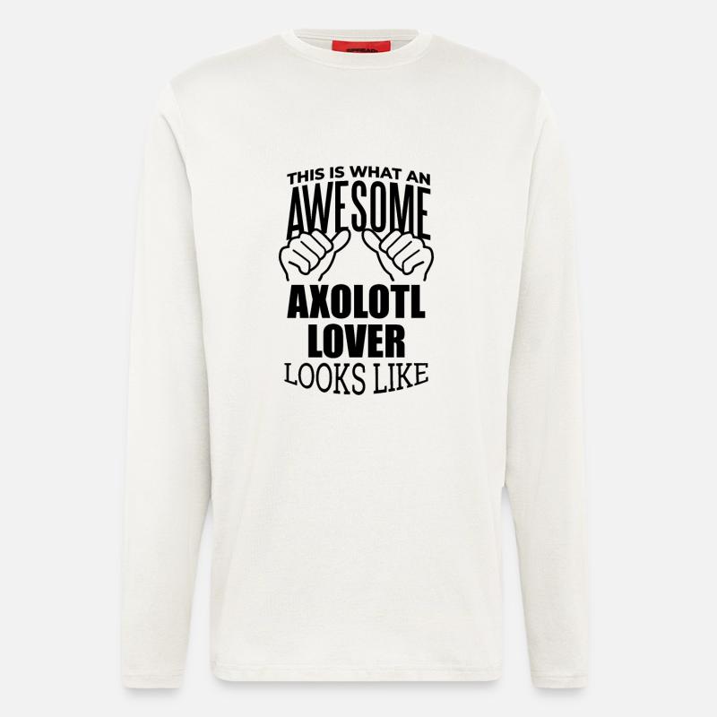 Axolotl - Langarmshirt - made by SPREAD  - OFF WHITE