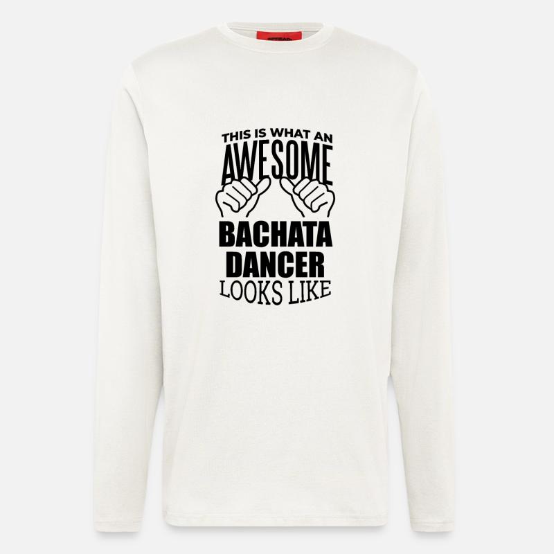 Bachata - Langarmshirt - made by SPREAD  - OFF WHITE