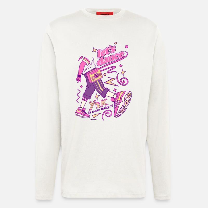 Neon Dance Ghettoblaster-Vibe - Langarmshirt - made by SPREAD  - OFF WHITE