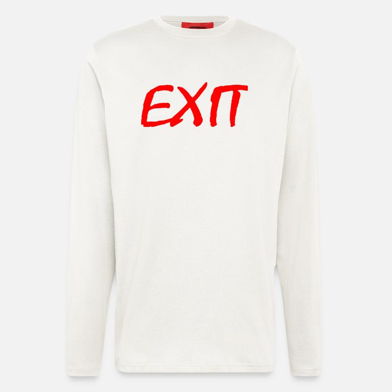 Exit - Langarmshirt - made by SPREAD  - OFF WHITE