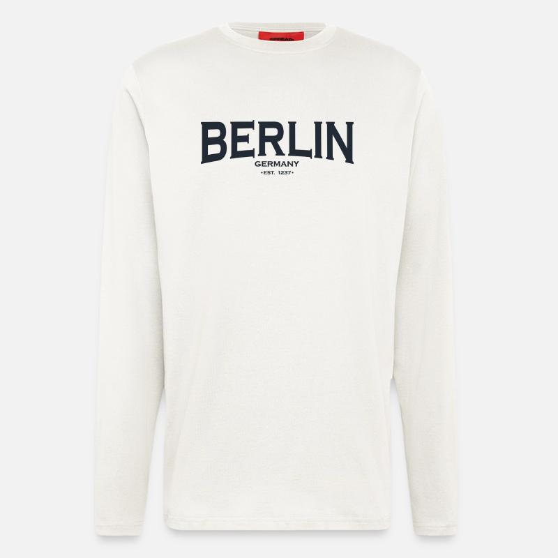 Berlin - Langarmshirt - made by SPREAD  - OFF WHITE