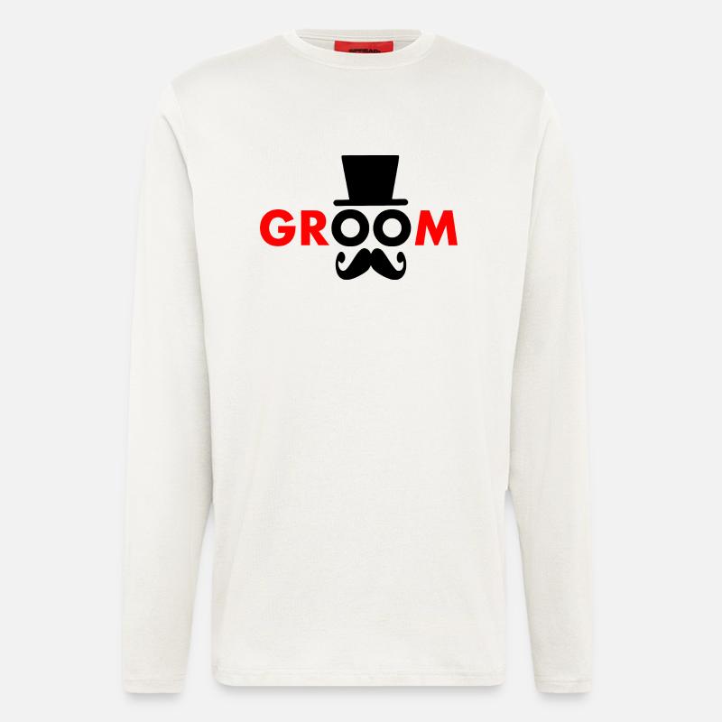 Groom - Langarmshirt - made by SPREAD  - OFF WHITE