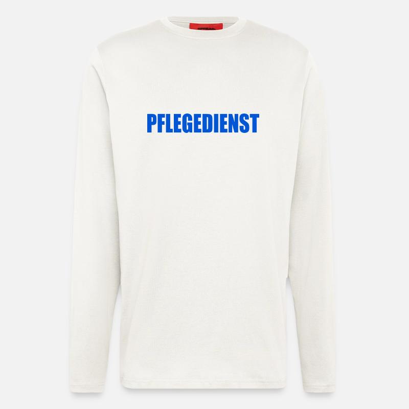 pflegedienst - Langarmshirt - made by SPREAD  - OFF WHITE