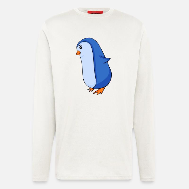 Pinguin - Langarmshirt - made by SPREAD  - OFF WHITE