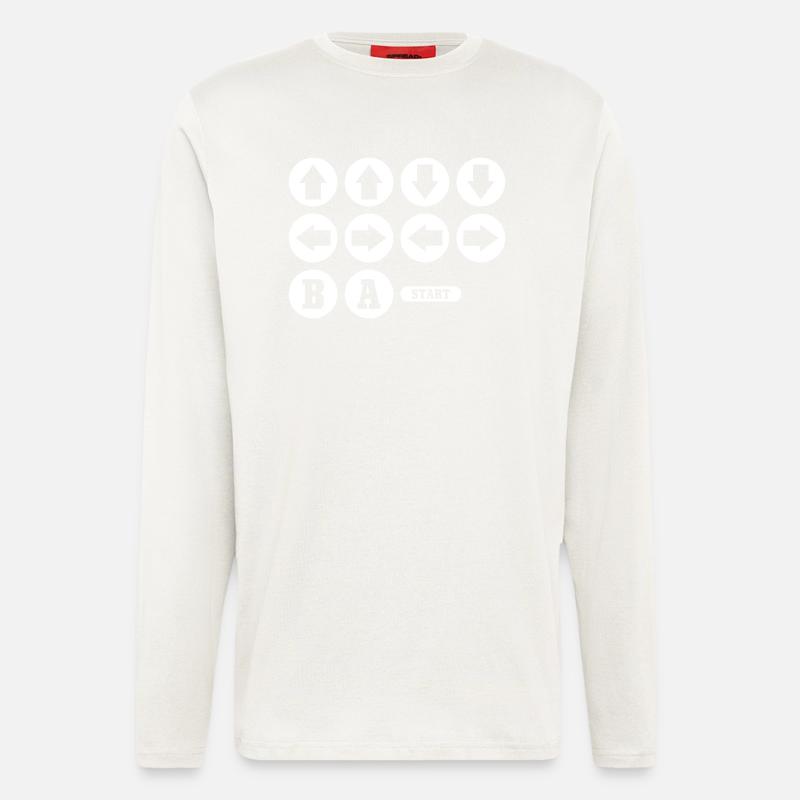 Cheat Code Video Game - Longsleeve - made by SPREAD  - OFF WHITE