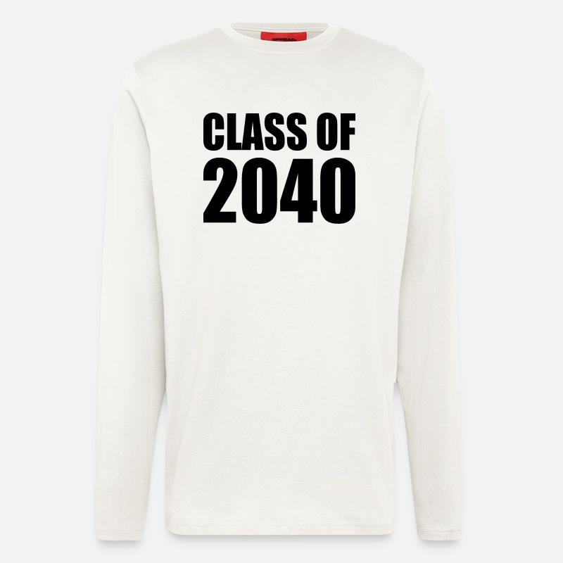 Class of 2040 - Longsleeve - made by SPREAD  - OFF WHITE