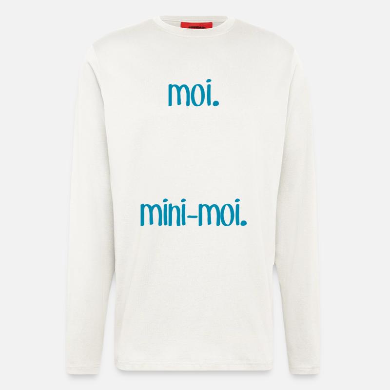 Moi & M-Moi - Manches longues bio décontracté fabriqué en UE - OFF WHITE