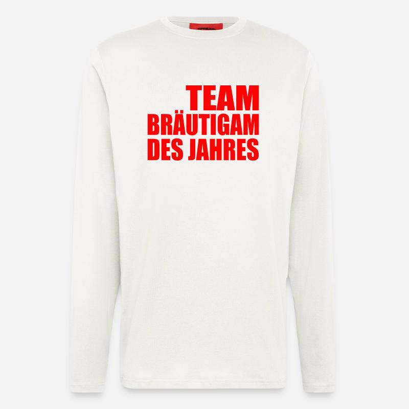 Team bräutigam - Langarmshirt - made by SPREAD  - OFF WHITE