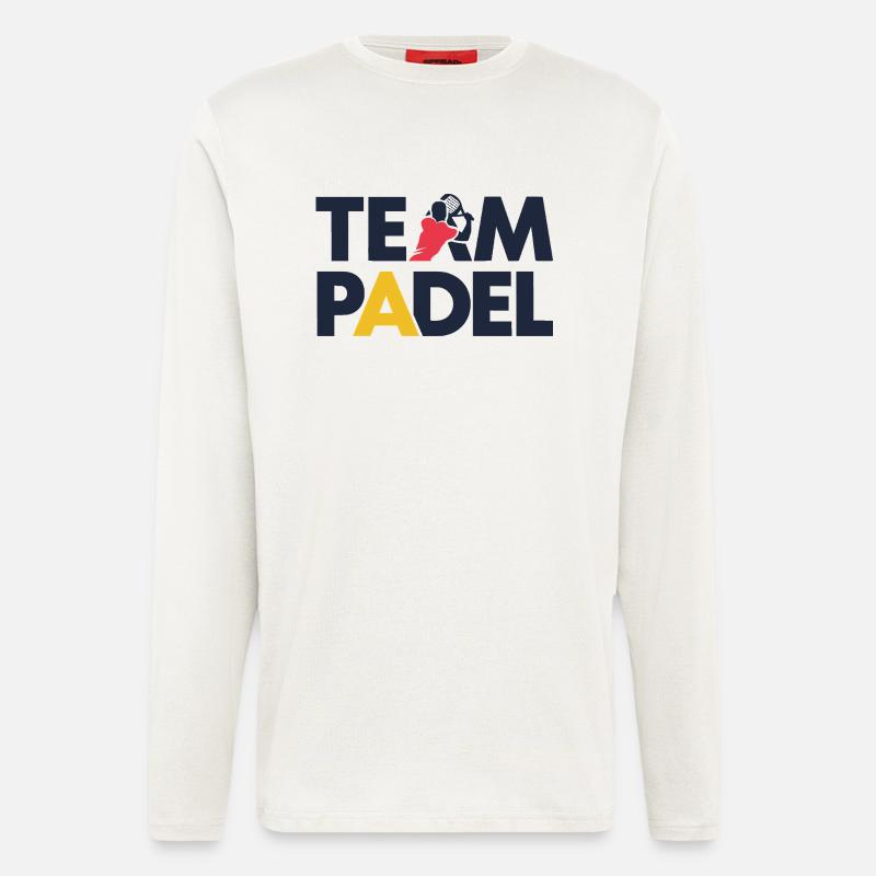 Team Padel 3 - Langarmshirt - made by SPREAD  - OFF WHITE