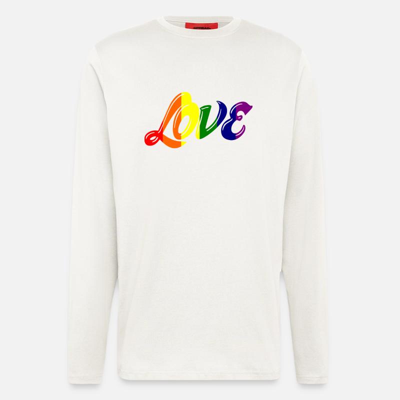 pride love - Langarmshirt - made by SPREAD  - OFF WHITE
