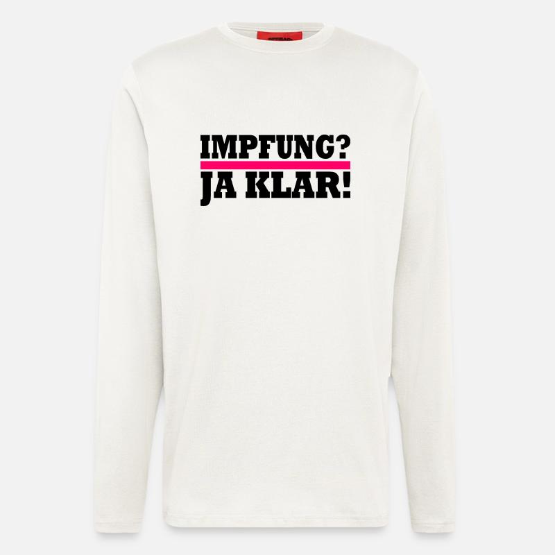 impfung - Langarmshirt - made by SPREAD  - OFF WHITE
