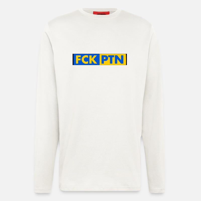 Fck ptn - Langarmshirt - made by SPREAD  - OFF WHITE